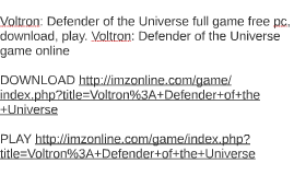 Voltron Defender Of The Universe Torrent Download